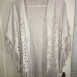 Tasseled country cardigan